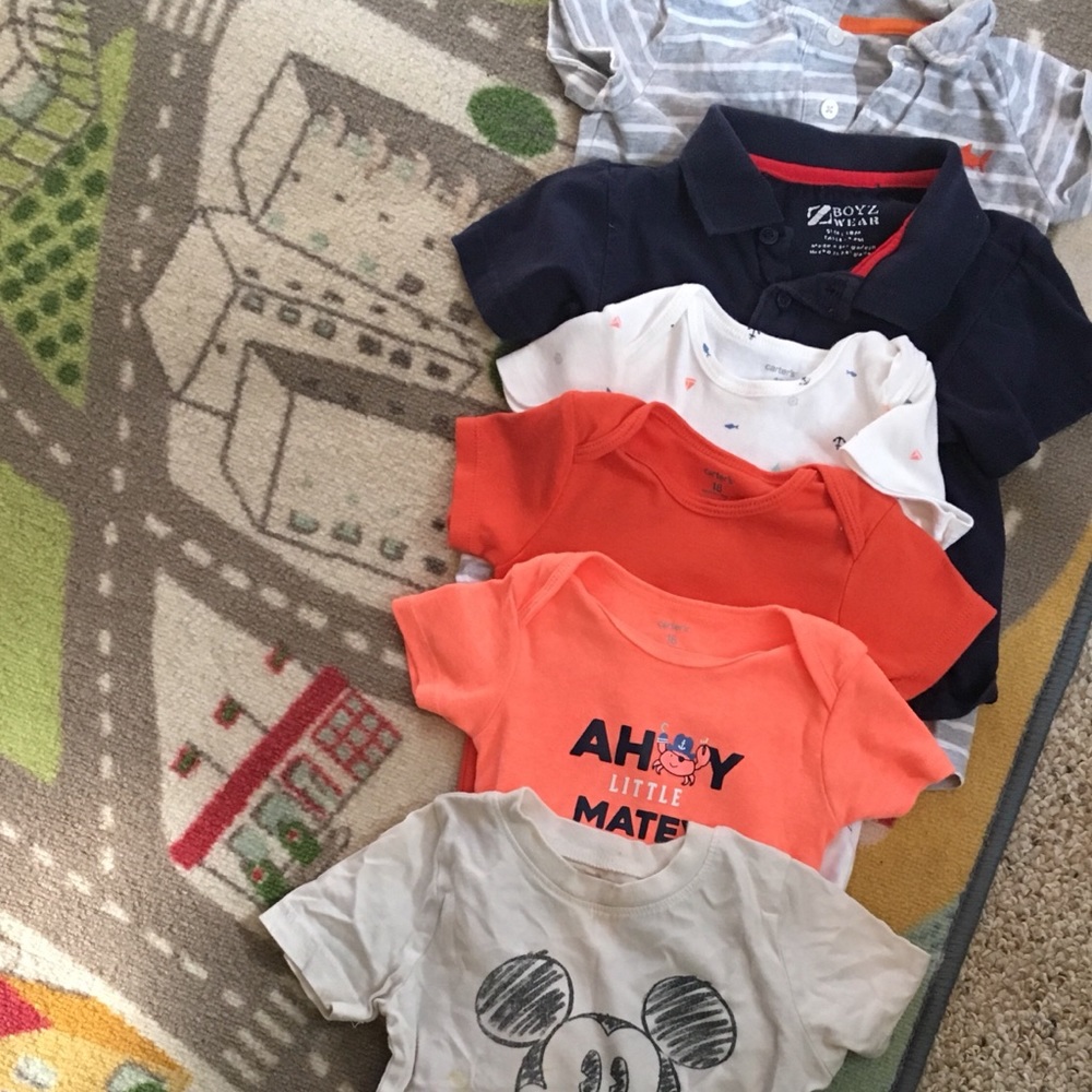 Bundle of 6 boys shortleeves